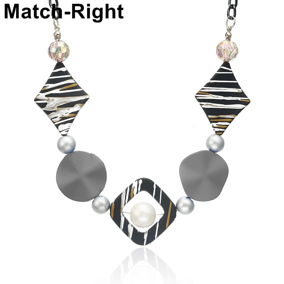 Match-Right Necklaces & Pendants Women/Statement/Beads/Vintage/Lady/Choker Necklace Female Pendant Gifts for Women Jewelry NR167