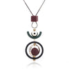 Trendy Women Trendy Geometric Wooden Necklaces & Pendants Statement Necklace for Women Jewelry SP212