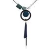 Women Maxi Necklaces & Pendants Statement Long Sweater Necklace with Round Pendant for Women Jewelry SP099