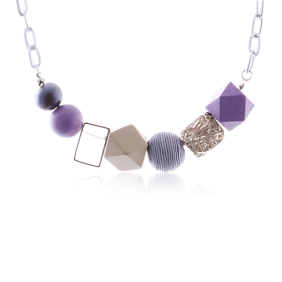 Women Necklace Statement Necklaces & Pendants Wood Beads Necklace For Women Jewelry MX004