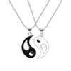 Matching 2 Pieces Stainless Steel Tai Chi Pendant Puzzle Necklace DIY Bracelet Jewlery Gift Couple Friends Bracelets Necklaces
