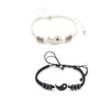 Matching 2 Pieces Stainless Steel Tai Chi Pendant Puzzle Necklace DIY Bracelet Jewlery Gift Couple Friends Bracelets Necklaces