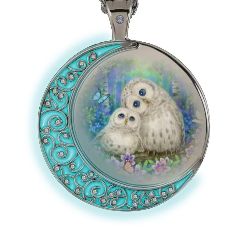 Matching Couples Necklace Women Moonlight Animal Set Collection Men's Pendant Factory  Direct Sales Customized Choke