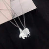 Matching Necklace For Women Men Steel Titanium Cartoon O-chain Pendant Necklaces Couple Jewelry 2021 Hip Hop Gift For Friends