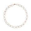 Mavis Hare Celia Oval Link Necklace Stainless Steel 45cm Choker Necklace as Lady Gift