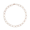 Mavis Hare Celia Oval Link Necklace Stainless Steel 45cm Choker Necklace as Lady Gift