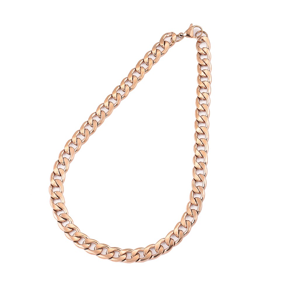 Mavis Hare Stainless Steel IKAIKA Choker Chain Necklace Hip-hop style Chunky Minimalist Chain Jewlery