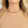 Mavis Hare Stainless Steel IKAIKA Choker Chain Necklace Hip-hop style Chunky Minimalist Chain Jewlery