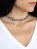 Mavra Handmade Woven Chain Choker Necklace for Women Chainmail Jewelry