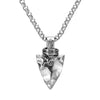 Men Necklace 2020 New Indian Copper Spear Pendant Trendy stainless Steel Chain charm Necklaces For Male Drop shipping