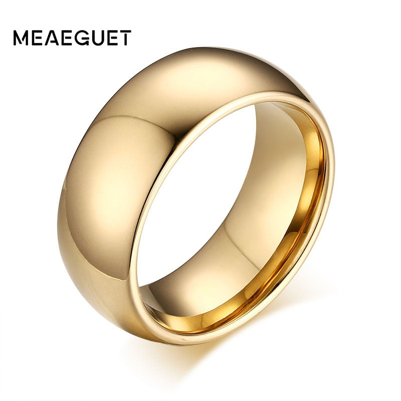 8mm Wide Classic Tungsten Carbide Rings Jewelry Tungsten Rings For Women Men Wedding Band USA Size 7-13