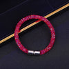 Trendy Mesh Crystal Cuff Star Magnetic Clasp Charm Bracelet Vintage 11 color Round Metal Chain Bracelets Jewelry Gift