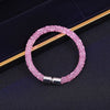 Trendy Mesh Crystal Cuff Star Magnetic Clasp Charm Bracelet Vintage 11 color Round Metal Chain Bracelets Jewelry Gift