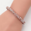 Trendy Mesh Crystal Cuff Star Magnetic Clasp Charm Bracelet Vintage 11 color Round Metal Chain Bracelets Jewelry Gift