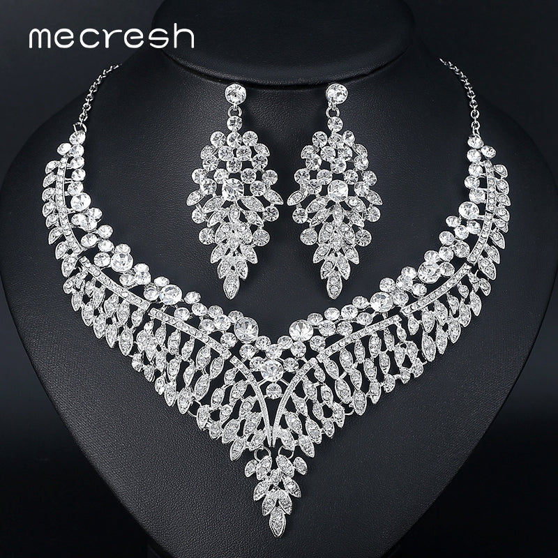 Mecresh-Leaf-African-Bridal-Jewelry-Sets-for-Women-Big-Clear-Crystal-Statement-Necklace-Earrings-Sets-Wedding