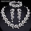 Simulated Pearl Bridal Jewelry Sets Silver / Gold-Color Necklace Set Wedding Jewelry Parure Bijoux Femme TL283+SL089