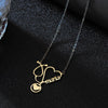 Medical Jewelry Custom Name Necklace Women Nurse Doctor Personalized Stethoscope Nameplate Heart Necklaces Girl Gifts