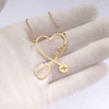 Medical Jewelry Custom Name Necklace Women Nurse Doctor Personalized Stethoscope Nameplate Heart Necklaces Girl Gifts