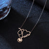 Medical Jewelry Custom Name Necklace Women Nurse Doctor Personalized Stethoscope Nameplate Heart Necklaces Girl Gifts