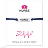 Medical Nurse Hat OT LPN EMT RN Antique Silver Charm Card Bracelets Blue Mint Blue Red Women Men Jewelry Many Styles Choose