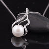 [MeiBaPJ]100% Real Solid 925 sterling silver jewelry Luxury perfectly semiround natural pearl pendant for women
