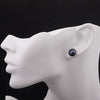 [MeiBaPJ]56/67 Classic simple pearl earrings for women real natural freshwaterpearl & 925 sterling silver stud earrings