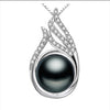 [MeiBaPJ]AAAA Pearl pendant necklace for women Top quality 12-13mm pearl jewelry with gift box 3 colors