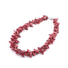 [MeiBaPJ] Baroque color pearl necklace green/red/brown 3 colors 925 sterling silver jewelry good for party gift box