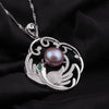 Big Natural Pearl Luxury Large Phoenix Pendant Necklace Jewelry 12-13mm With Real 925 Sterling Silver DZ-124Y