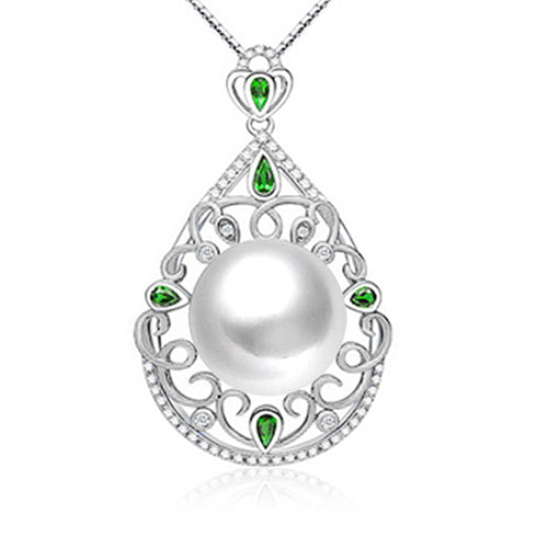 [MeiBaPJ]Fashion Personality Luxury Statement Jewelry for Women Natural Pearl Necklace Dinner Party Classic Jewelry