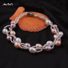 High Quality Lady 4 Colors 5-6mm Pearl Bracelet Pure Handmade Multi Color Small Crystal Bead Bangle For Women SL-095