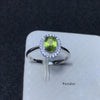 Multiple Gemstone Optional Simple Flower Ring for Women Real 925 Sterling Silver Fine Jewelry