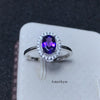 Multiple Gemstone Optional Simple Flower Ring for Women Real 925 Sterling Silver Fine Jewelry