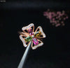[ Natural Tourmaline Gemstone Fashion Ring for Women Real 925 Sterling Silver Fine Jewelry