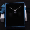 [MeiBaPJ] Simple Pearl Pendant Necklace 925 Sterling Silver Classic Pendant with Silver Box Chain Fine Jewelry for Women