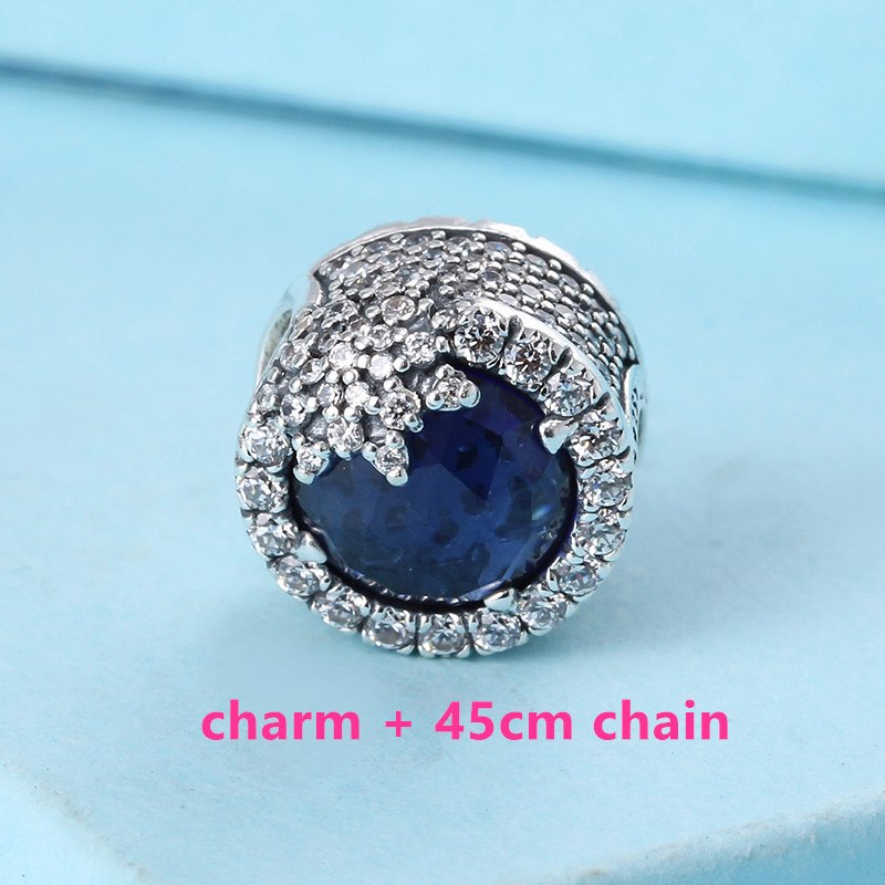 45cm link chain Necklaces for Women 925 sterling silver with many colors Radiant Hearts pendant necklace Fine Jewelry