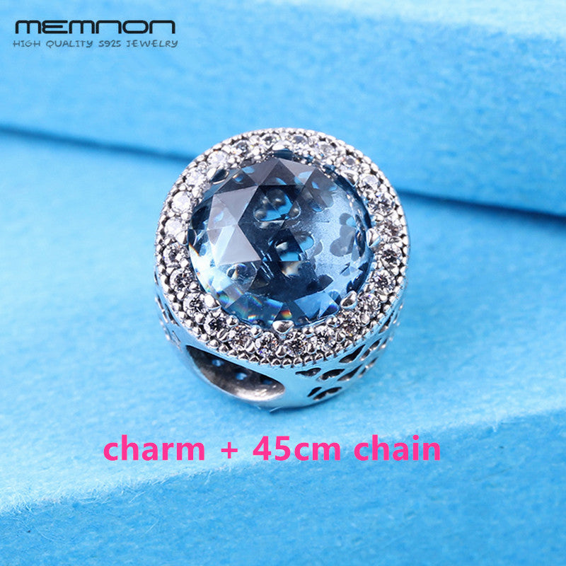 45cm link chain Necklaces for Women 925 sterling silver with many colors Radiant Hearts pendant necklace Fine Jewelry