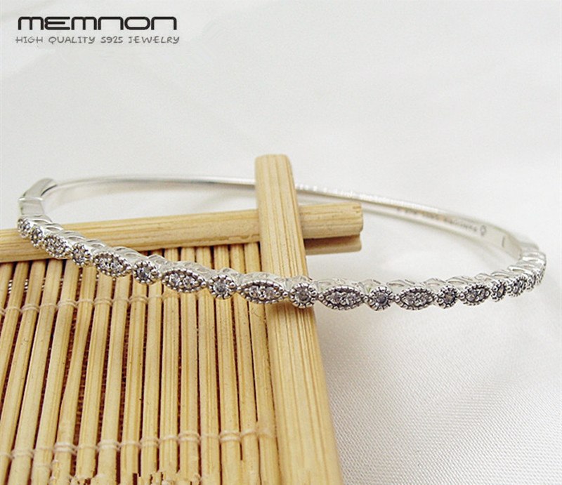 925 Sterling Silver many kinds of open bracelets For women with ball clip fit Charms bead bangles DIY fine jewelry YSZ031