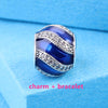 925 sterling Silver Bracelets for women with Radiant Hearts charms fit silver charms beads DIY bangles fine jewelry br001