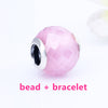 925 sterling Silver Bracelets for women with Radiant Hearts charms fit silver charms beads DIY bangles fine jewelry br001