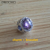 925 sterling Silver Bracelets for women with Radiant Hearts charms fit silver charms beads DIY bangles fine jewelry br001