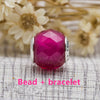 925 sterling Silver Bracelets for women with Radiant Hearts charms fit silver charms beads DIY bangles fine jewelry br001