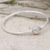925 sterling silver fine jewelry many kinds of Bracelets for women fit charms beads DIY silver snake chain bracelet YL001