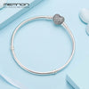 925 sterling silver fine jewelry many kinds of Bracelets for women fit charms beads DIY silver snake chain bracelet YL001