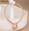 Silver Smooth Shine Gold rose gold Bracelets for women 925 sterling silver Signature Padlock bracelet fit Charms DIY