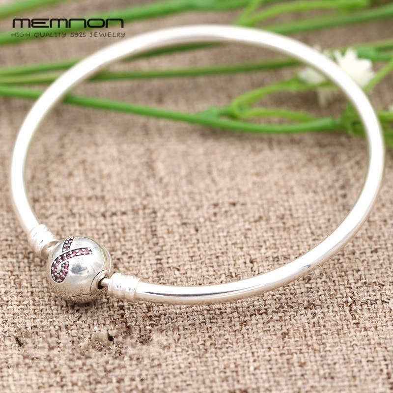 many kinds of 925 Sterling Silver fine Jewelry bracelets with hearts Clasp bangles DIY fit Charms bead for women YSZ008