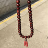 Men Bracelet Mahogany Buddha Beads Monk Prayer Beads Necklace For Kung Fu Suit Tai Chi Uniform Ornament Men Jewelry gift