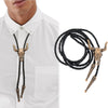 Men Cow Skull Texas Bolo Bola Tie Necktie Necklace Rodeo Longhorn Steer Bull Head Skeleton Southwest Western Hip Hop jewelry