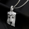Men Hip Hop Rapper Popular Jewelry Necklace Cleopatra Religious Jesus Portrait Pendant Necklace For Women Stainless Steel Chain