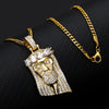 Men Hip Hop Rapper Popular Jewelry Necklace Cleopatra Religious Jesus Portrait Pendant Necklace For Women Stainless Steel Chain